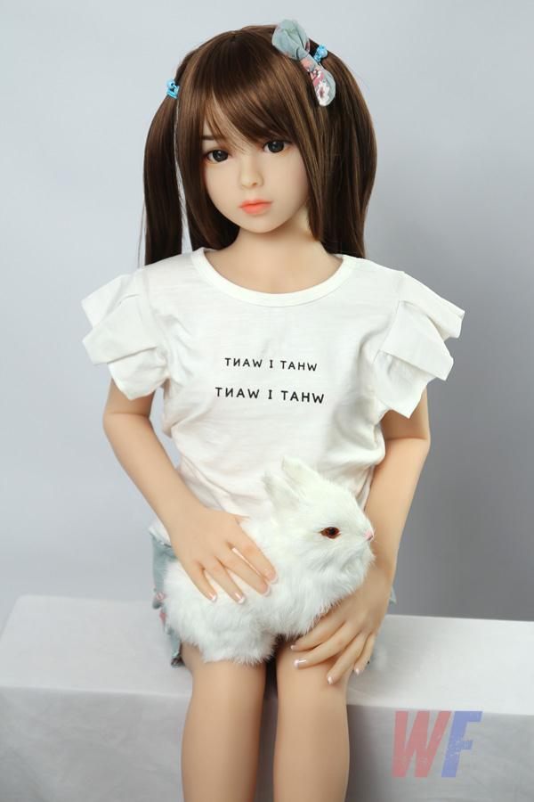 Queue de cheval mignonne petite loli real doll  100cm 30A